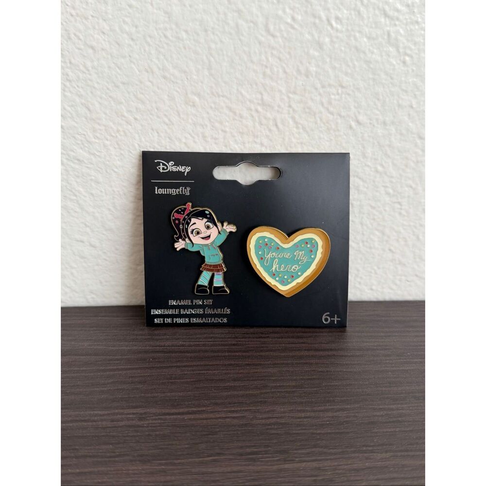 Loungefly Disney Wreck-It Ralph Vanellope Enamel Pin Set